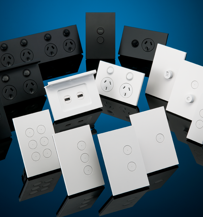 Clipsal C Bus Home Automation Saturn Zen Wall Switches